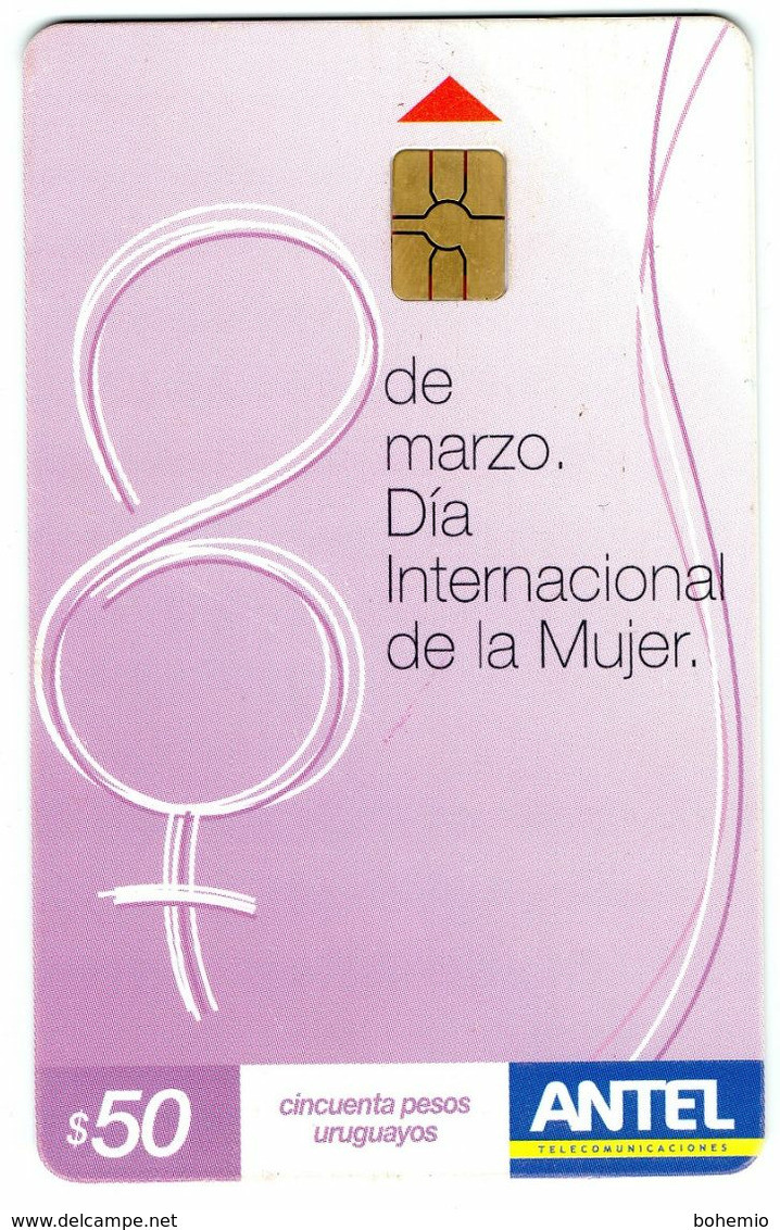 Uruguay TC485a -8 De Marzo Dia Internacional De La Mujer- 50.000 - Uruguay