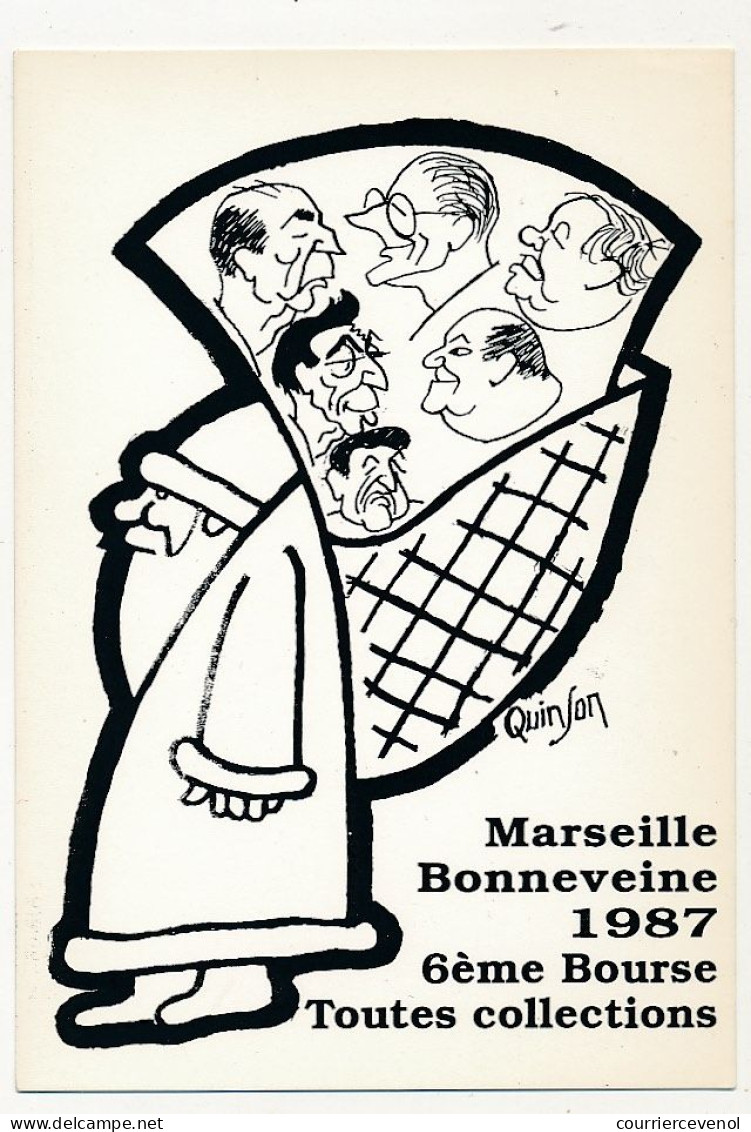 CPM - MARSEILLE (B Du R) - Marseille Bonneveine - 6ème Bourse Toutes Collections - Dessin De Quinson - Südbezirke, Mazargues, Bonneveine, Pointe Rouge, Calanque-Felsen