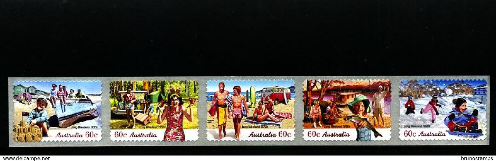 AUSTRALIA - 2010  LONG WEEKEND  SELF ADHESIVE   MINT NH - Mint Stamps