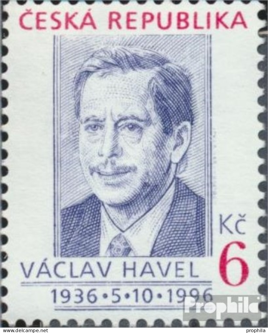 Tschechien 124 (kompl.Ausg.) Postfrisch 1996 Havel - Ungebraucht