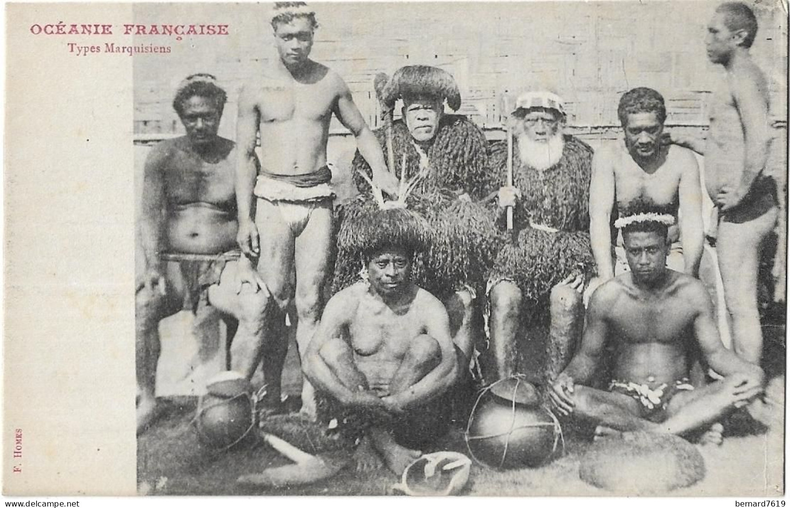 Oceanie  Francaise  -  Polynesie Francaise  - Types  Marquisiens - Polynésie Française