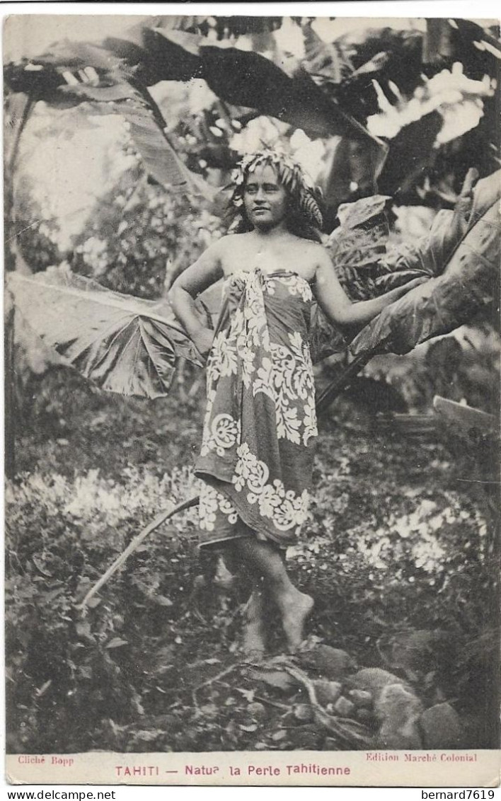 Oceanie  Francaise  -  Polynesie Francaise  -  Tahiti -  Femme -  Natup  , La Perle Tahitienne - Polynésie Française