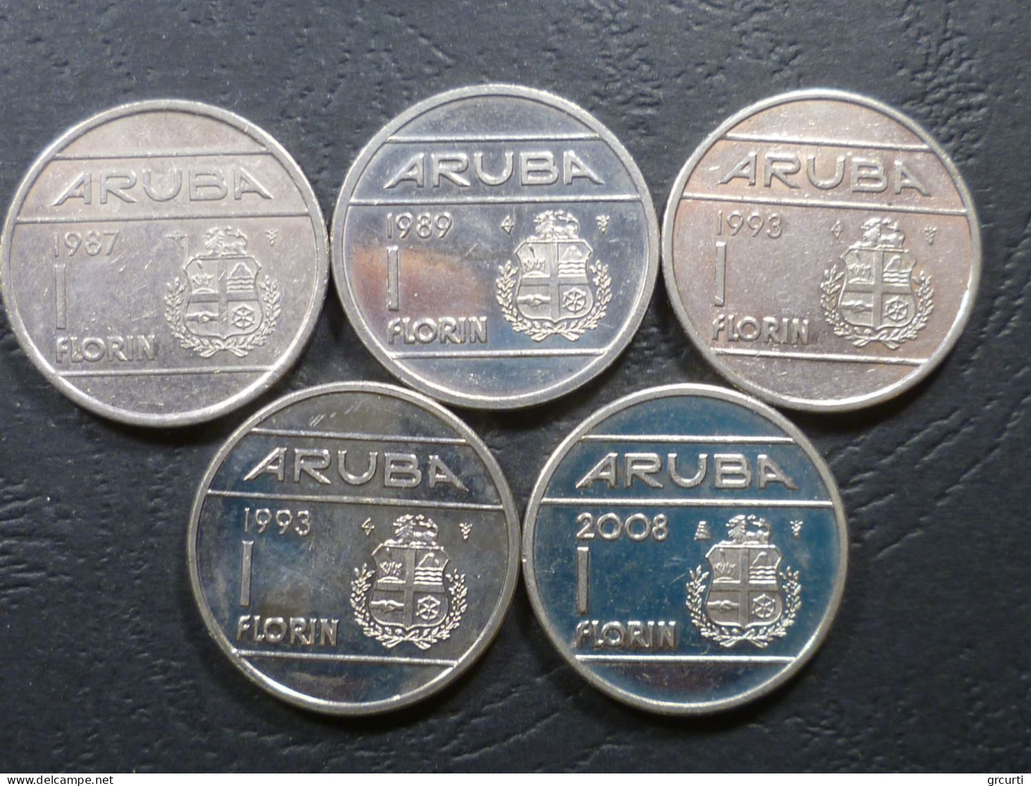 Aruba - Lotto di 20 monete in metalli comuni emesse fra il 1986 ed il 2008