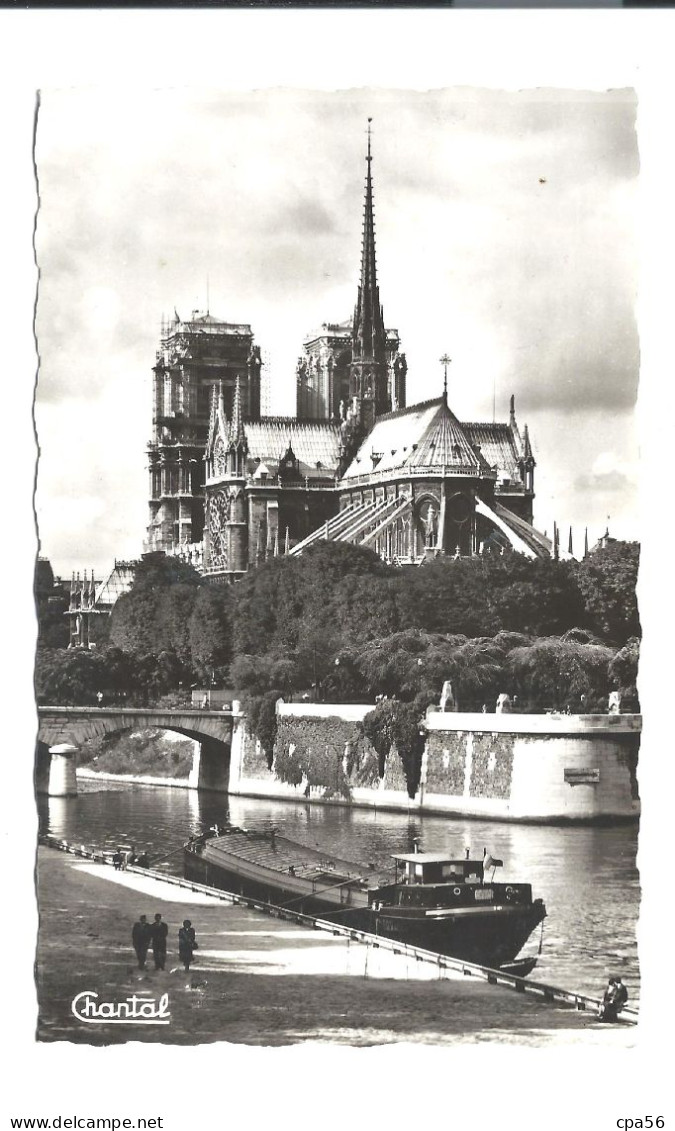 PÉNICHE - PARIS Vers 1950 - Embarcaciones