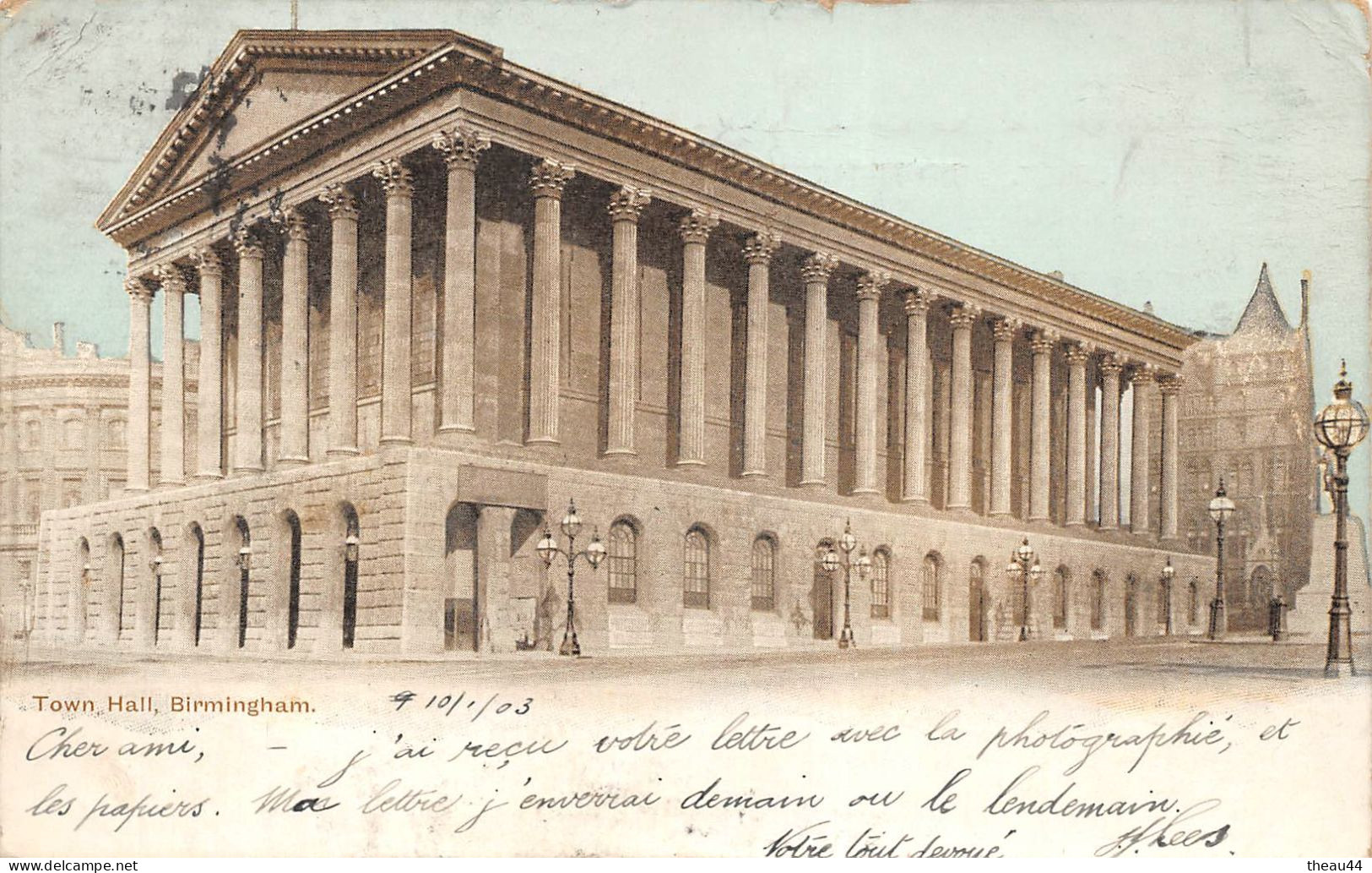 ROYAUME-UNI - ANGLETERRE - BIRMINGHAM - Lot 3 Cartes - New Street, Victoria Law Courts, Town Hall - Birmingham