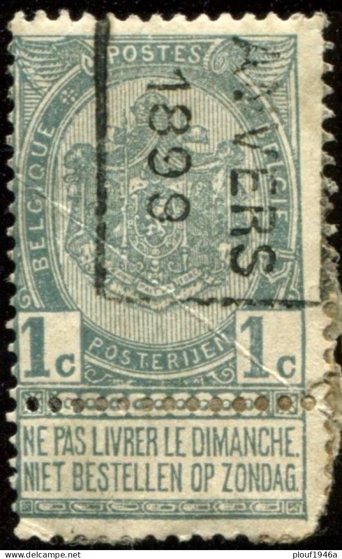 COB  Roulette  206 B (Anvers-1899) - Roller Precancels 1894-99