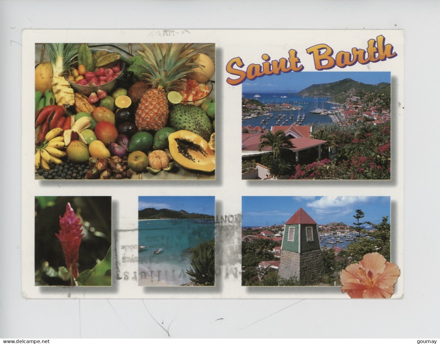 Archipel De La Guadeloupe : Saint Barth (barthelemy) Multivues Fruits Fleurs Aérienne.. Philippe Poux Photographe - Saint Barthelemy