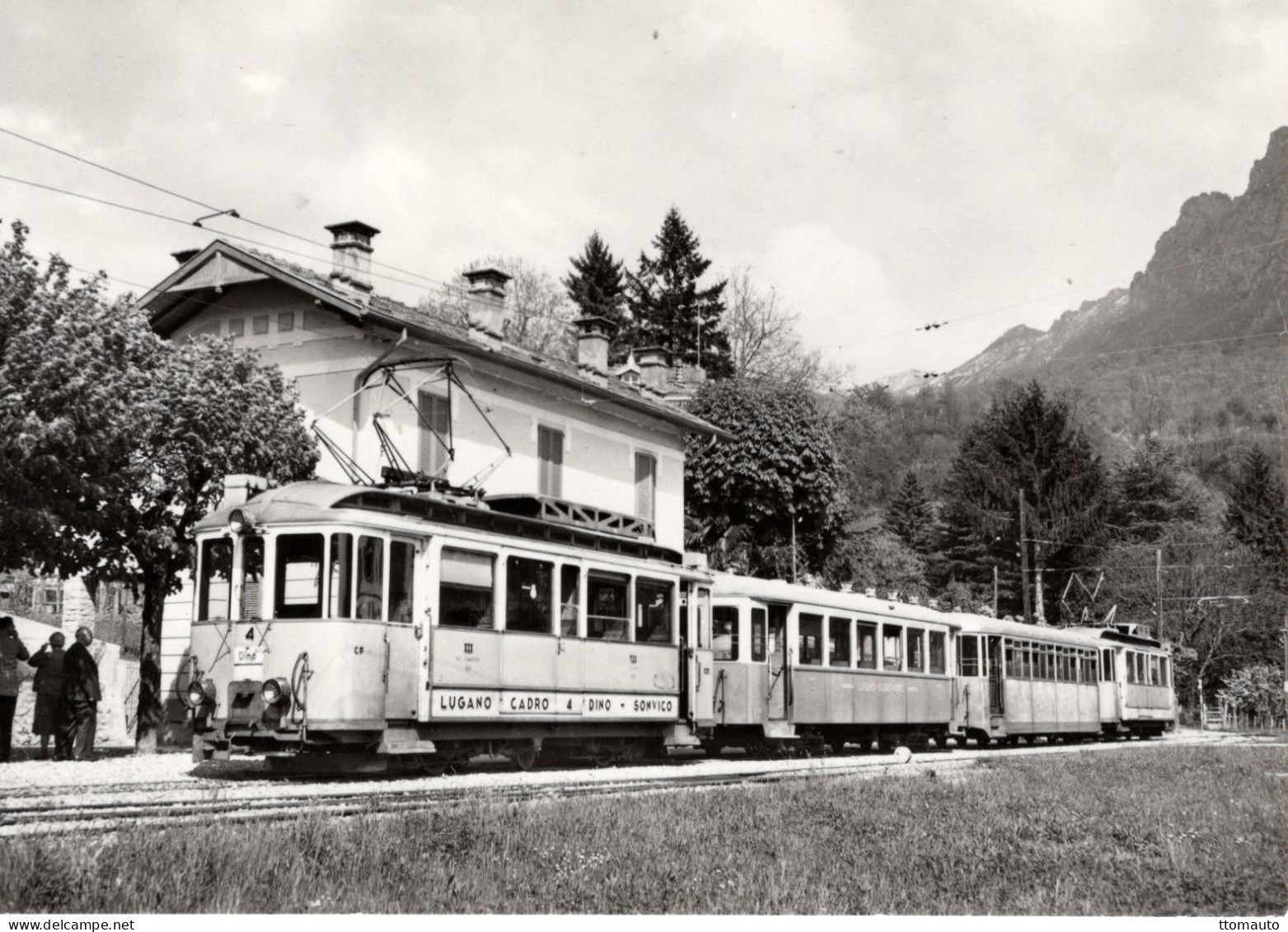 LCD-Pendelzug CFe 2/3 At Dino 1951   - CPM - Strassenbahnen