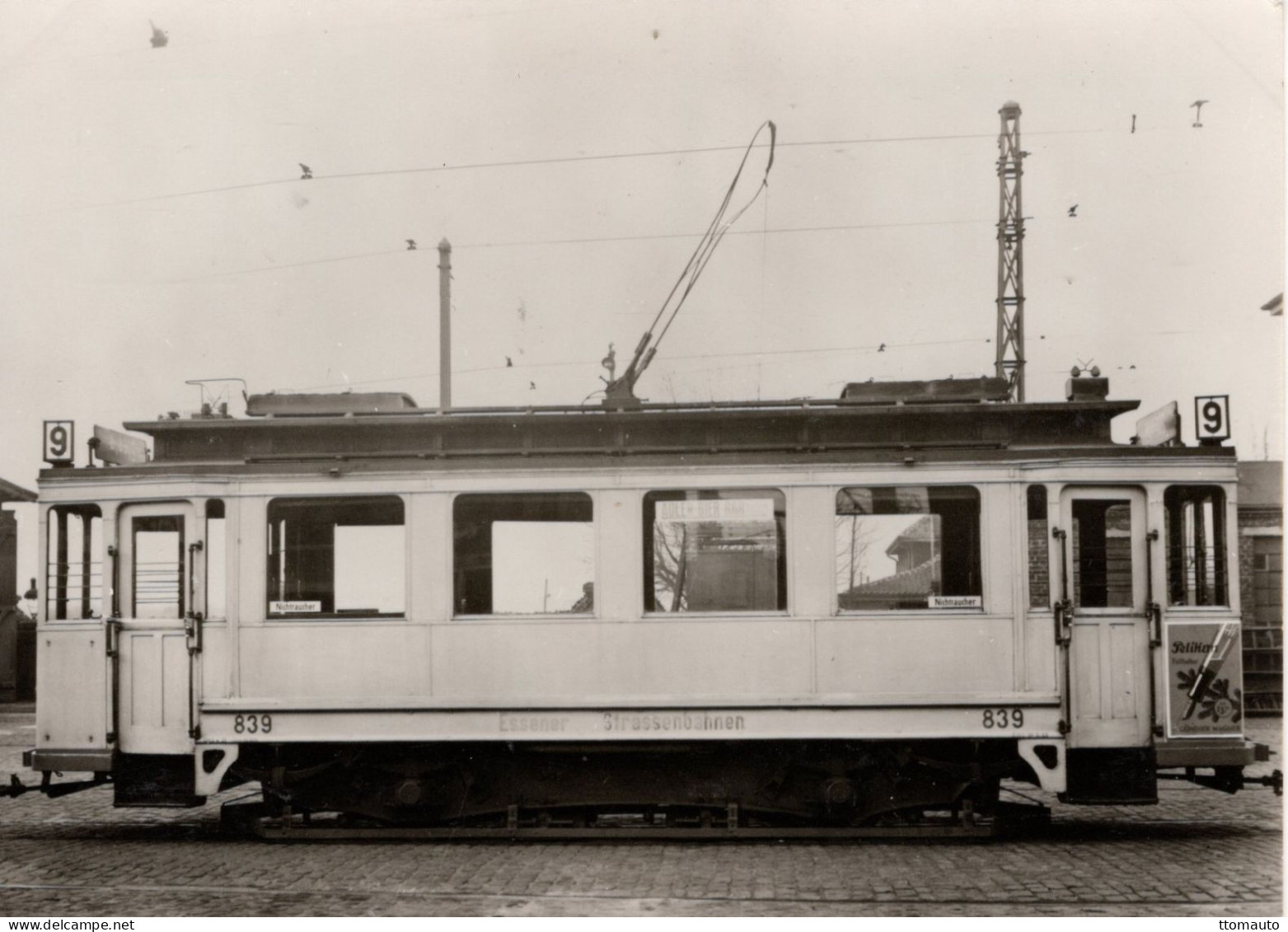 Triebwagen 839 In 1921   - CPM - Strassenbahnen