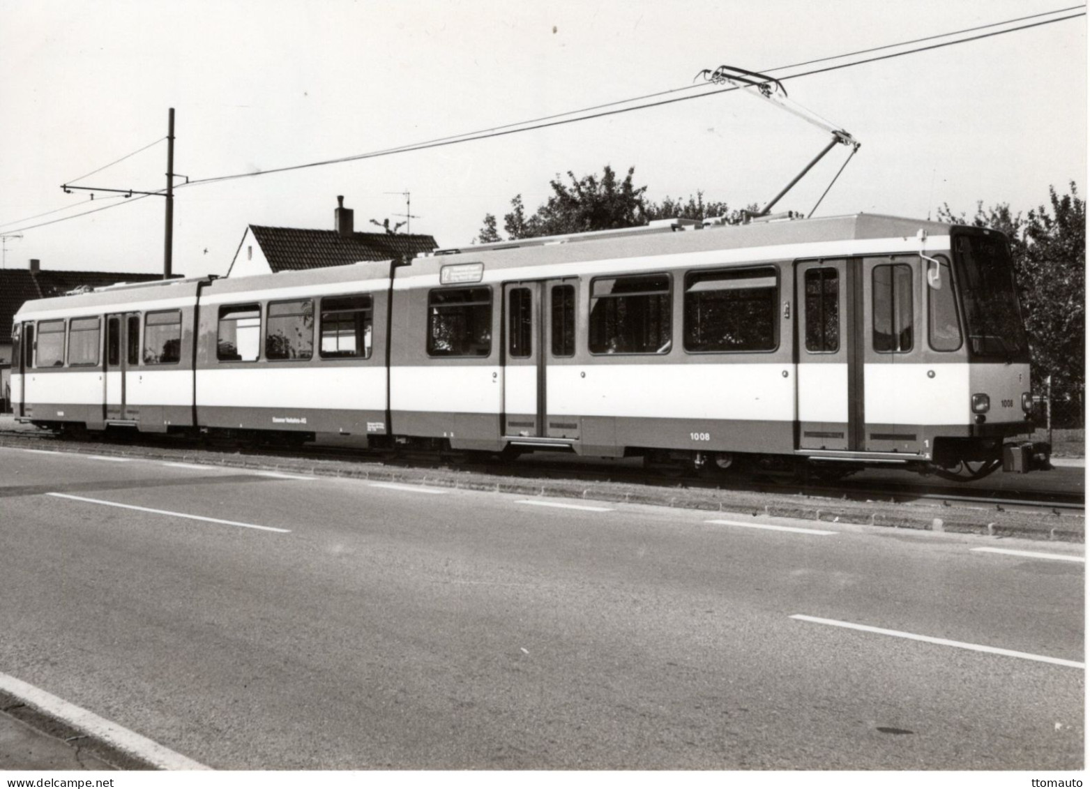 Stadtbahnwagen 'M' Nr.1008 - 1976   - CPM - Strassenbahnen