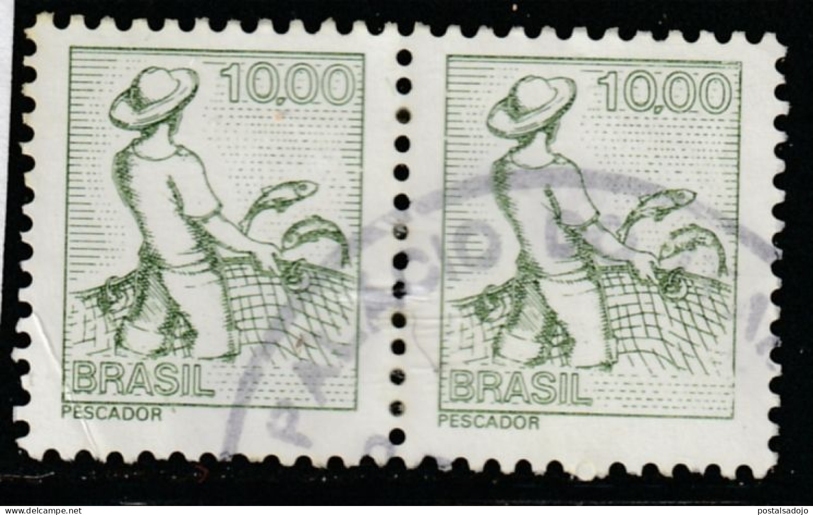 BRÉSIL 632 // YVERT 1250X2 //  1977 - Usati