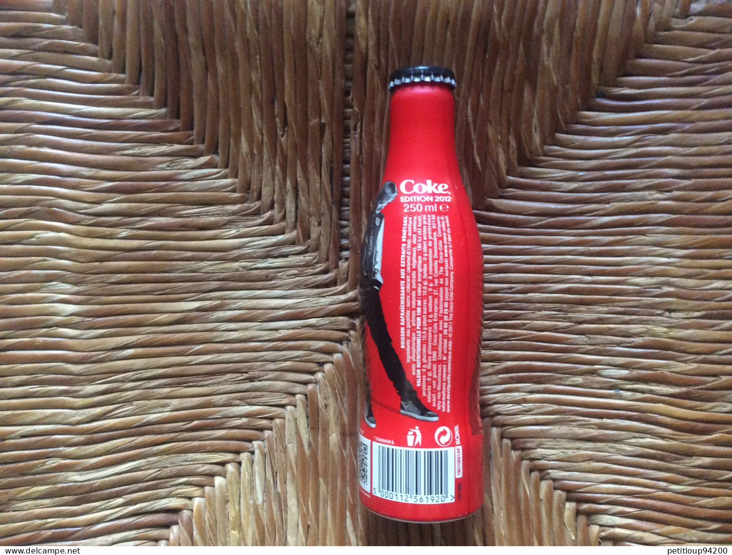 BOUTEILLE COCA-COLA  David Guetta  250 Ml  ÉDITION 2012 - Bouteilles