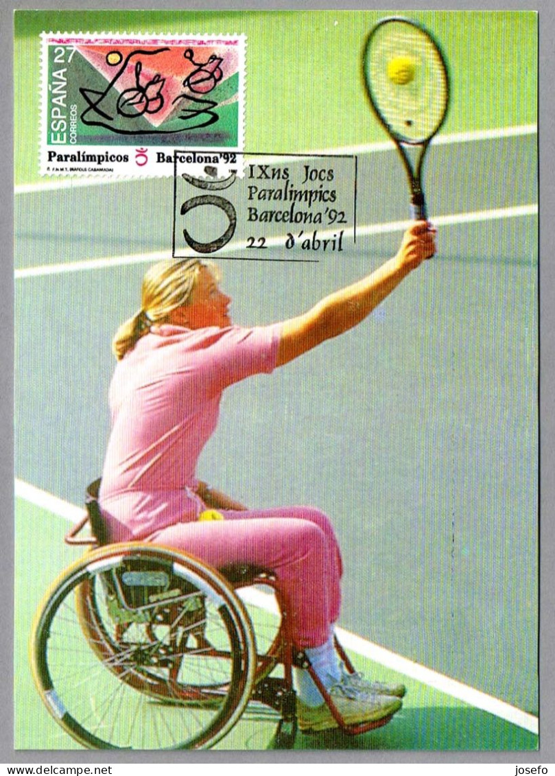 JUEGOS PARALIMPICOS BARCELONA 92 - PARALYMPIC GAMES. Barcelona 1992 - Sport Voor Mindervaliden