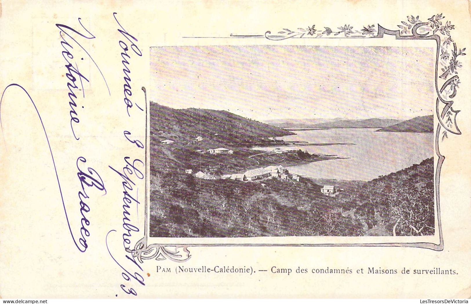 FRANCE - NOUVELLE CALEDONIE - Camp Des Condamnés Et Maisons De Surveillants - Carte Postale Ancienne - Nouvelle Calédonie