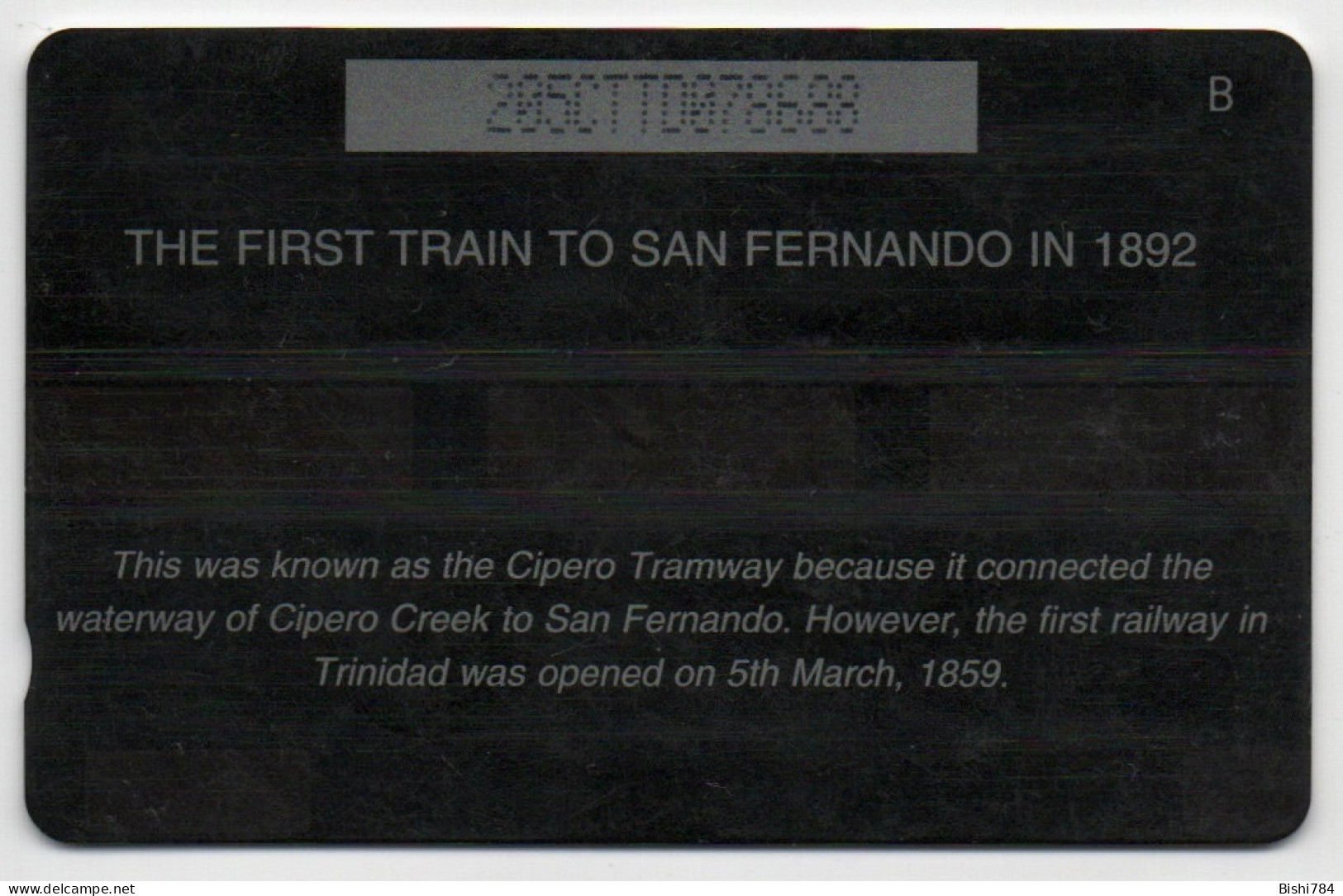 Trinidad & Tobago - First Train To San Fernando - 205CTTD (with Ø) - Trinidad & Tobago