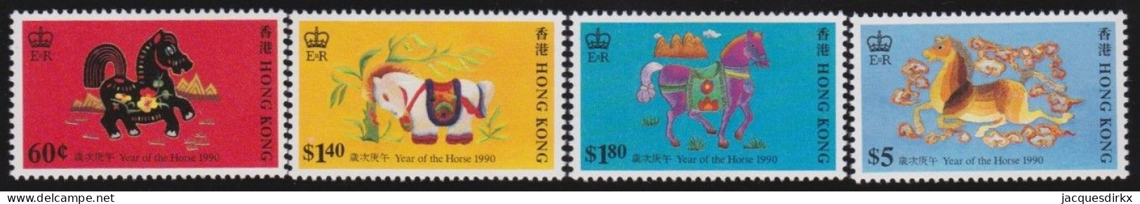 Hong Kong     .    SG    .    631/634     .    **   .    MNH - Unused Stamps