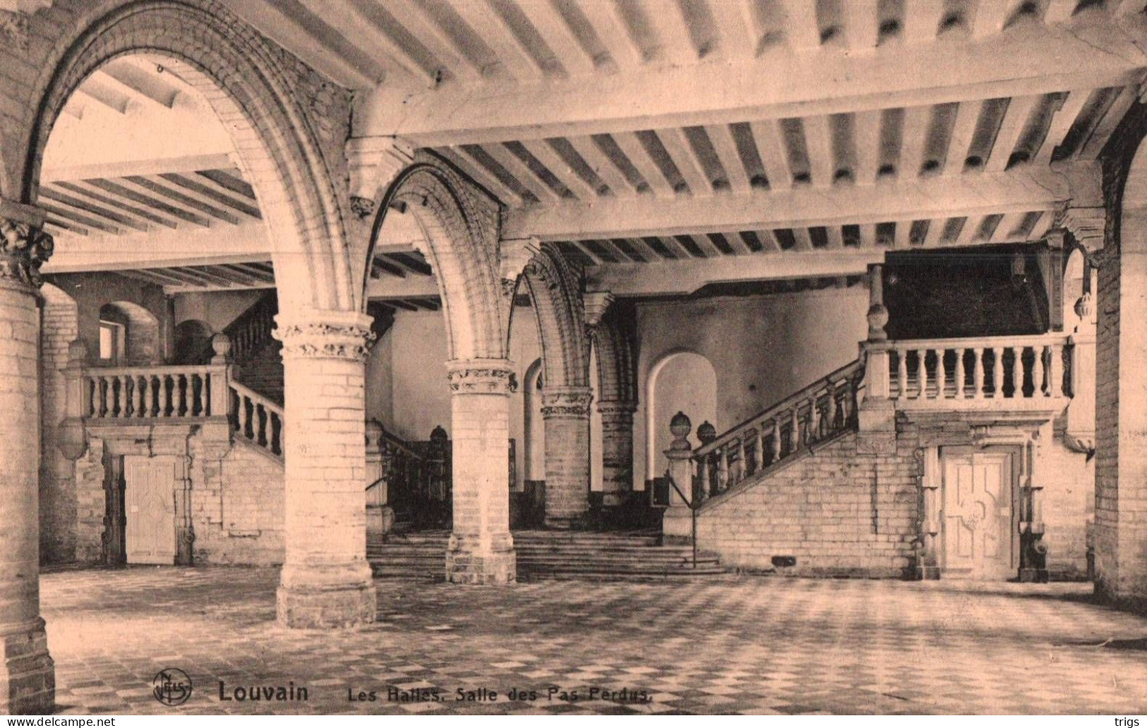 Louvain - Les Halles, Salle Des Pas Perdus - Leuven