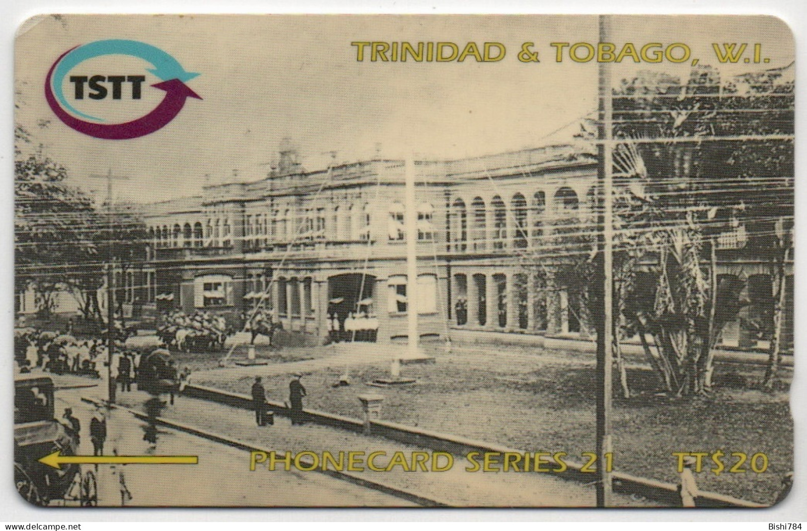 TrInidad & Tobago - THE RED HOUSE AT PORT OF SPAIN IN 1897 - 249C)Normal Font - Trinidad & Tobago