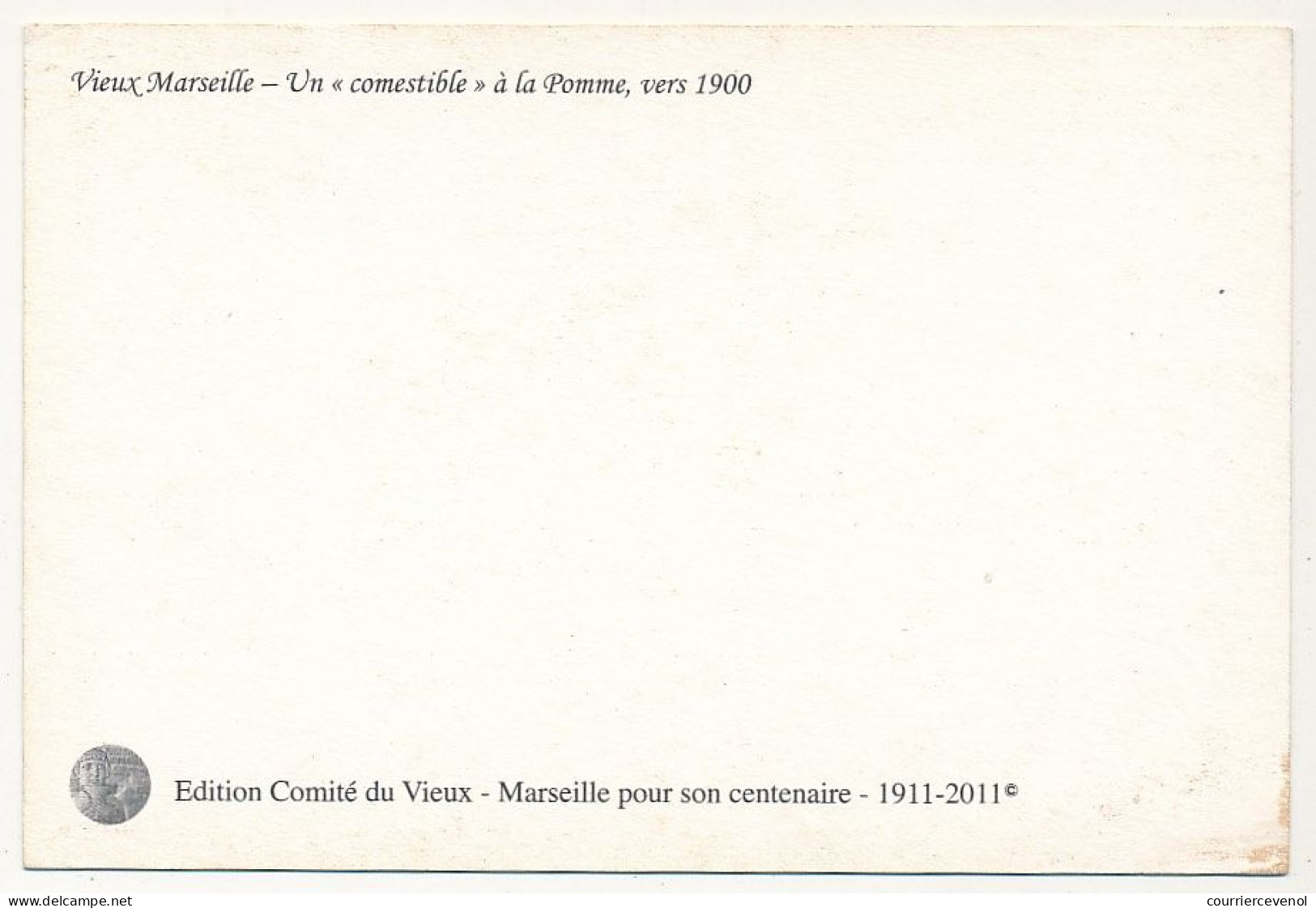 CPM - MARSEILLE (B Du R) - Un "Comestible" à La Pomme, Vers 1900 - Saint Marcel, La Barasse, Saint Menet