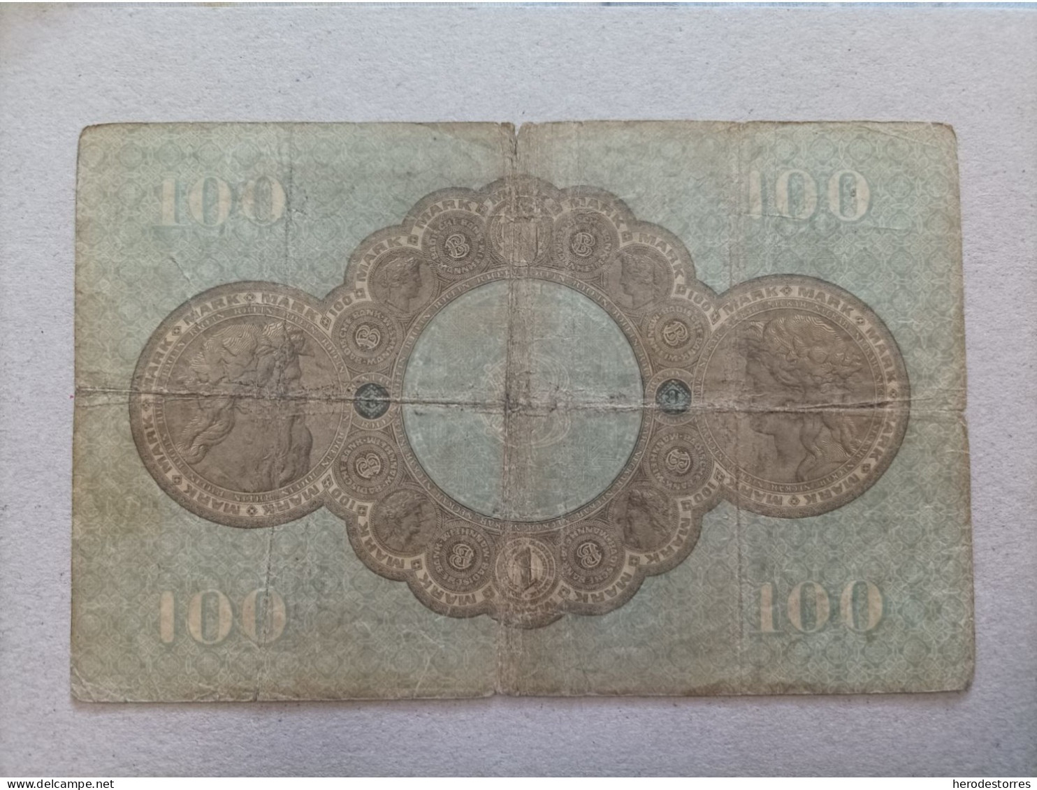 Billete De Alemania De 100 Marcos, Año 1902 (estado De Baden) - 100 Mark