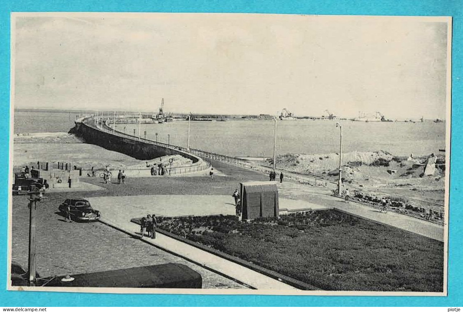 * Zeebrugge (Kust - Littoral) * (Nels, Boekhandel Aimé Verstraeten, Nr 66) Le Mole, Havenmuur, Plage, Beach, Oldtimer - Zeebrugge