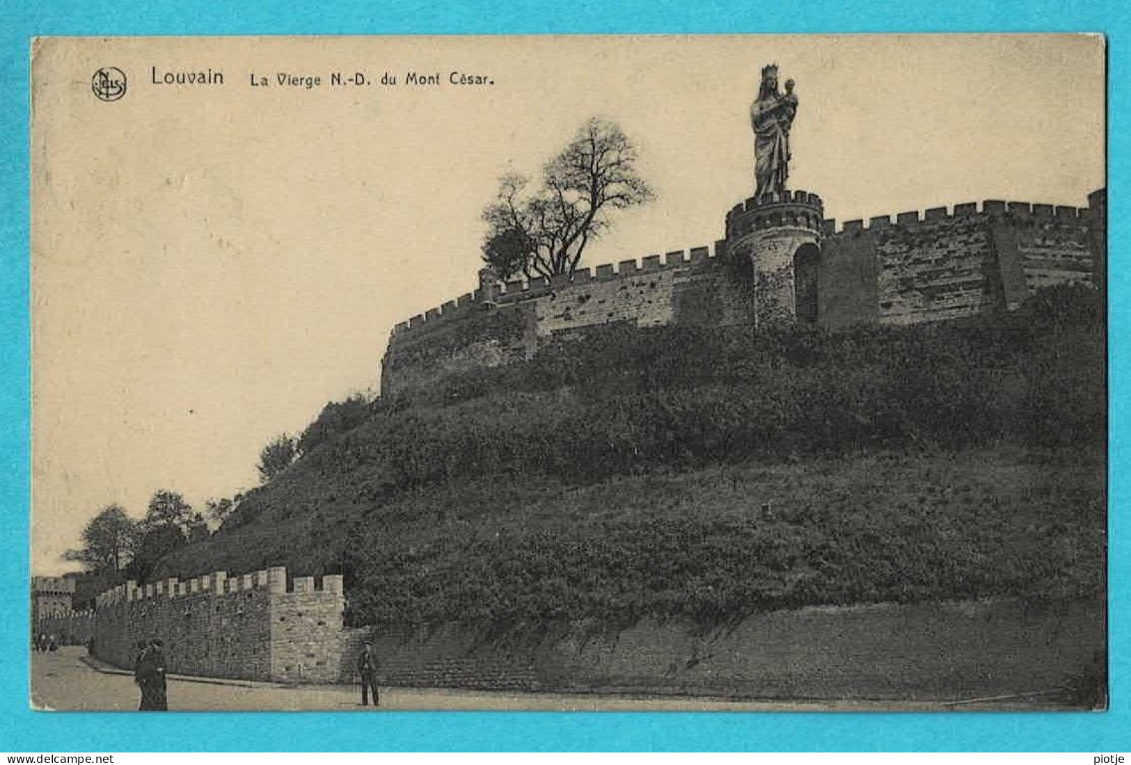 * Leuven - Louvain (Vlaams Brabant) * (Nels, Série 36, Nr 16) La Vierge N.D. Du Mont César, Statue, Monument, Old - Leuven