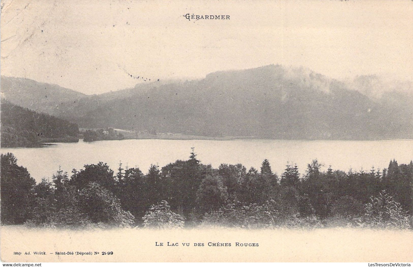 FRANCE - 88 - GERARDMER - Le Lac Vu Des Chênes Rouges - Carte Postale Ancienne - Gerardmer