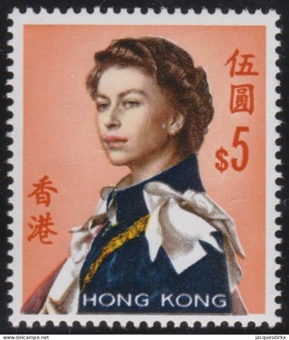 Hong Kong   .  SG  .    234  (2 Scans)  .   Glazed Paper  Wm CA  Sideways   .    *   .    Mint-hinged - Unused Stamps