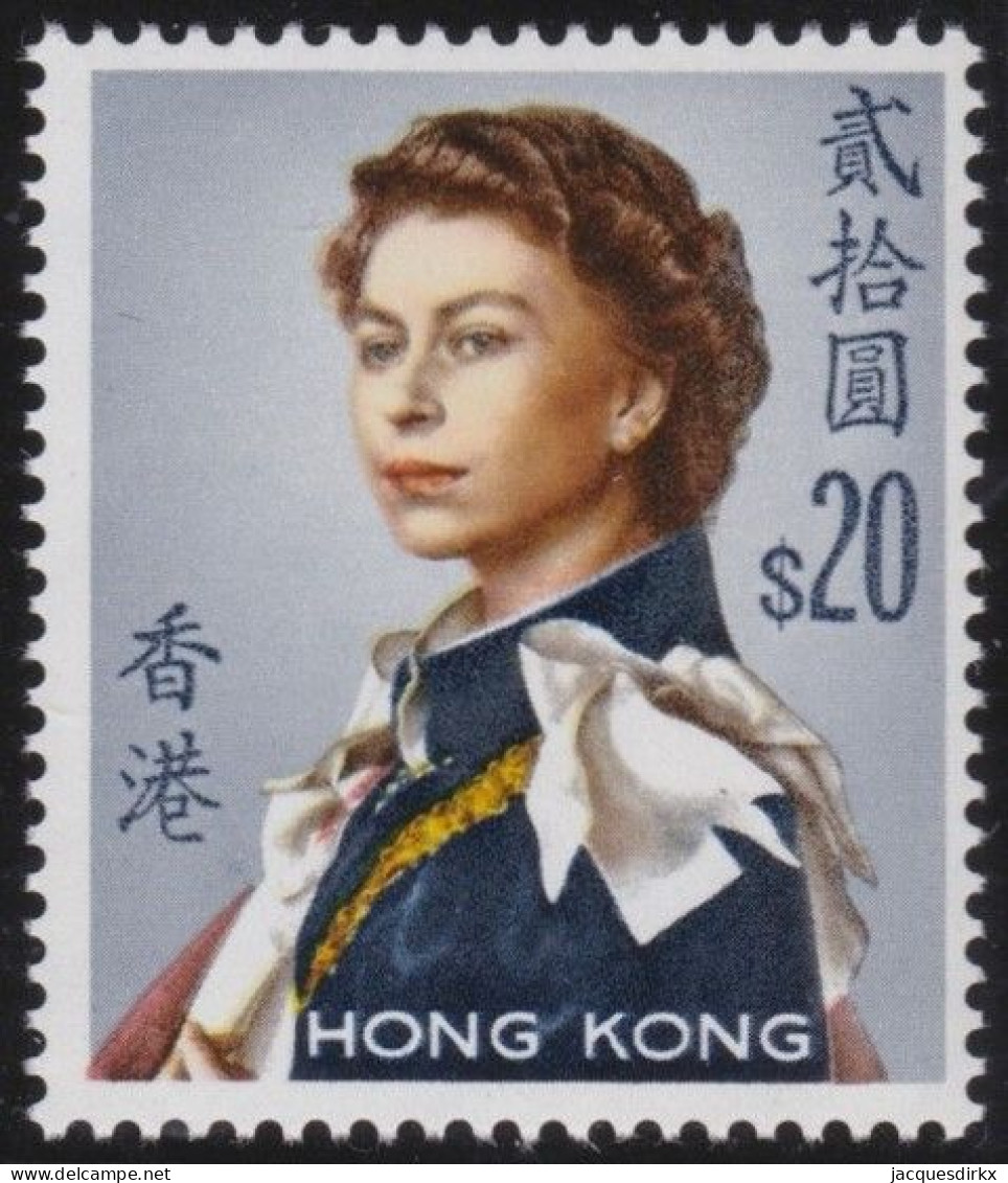 Hong Kong   .  SG  .    236  (2 Scans)  .   Glazed Paper  Wm CA  Sideways   .    *   .    Mint-hinged - Unused Stamps
