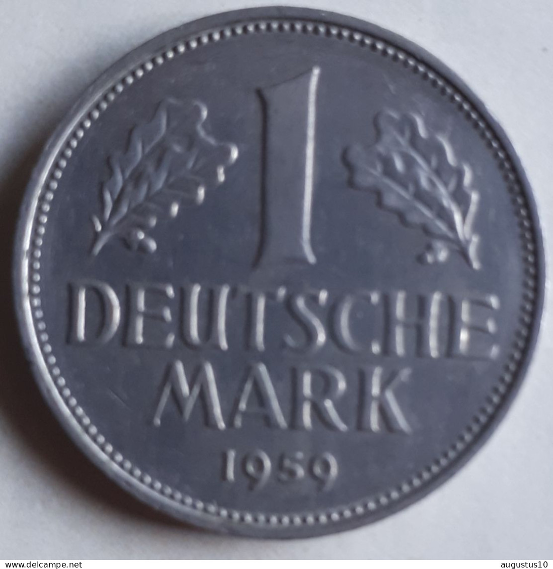 GERMANY :ALLEMAGNE :  1 MARK 1959 D KM 110 ALLEMAGNE : RARE QUALITY XF/UNC - 1 Marco