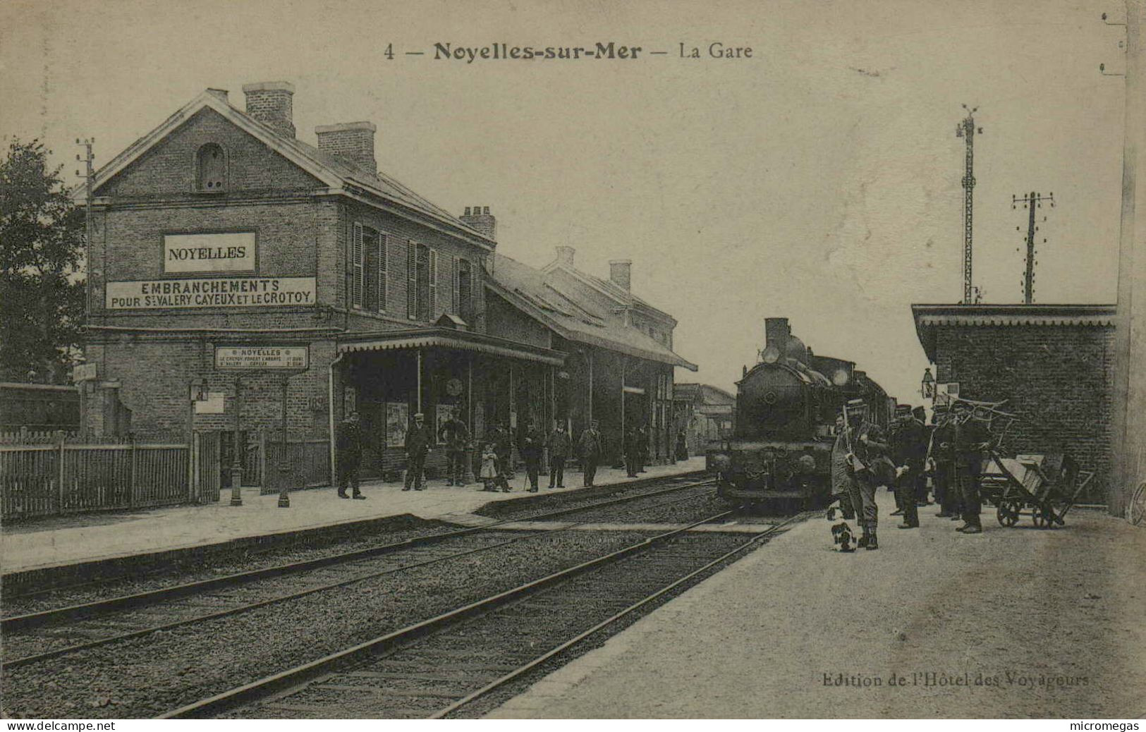 80 - NOYELLES-sur-MER - La Gare - Noyelles-sur-Mer