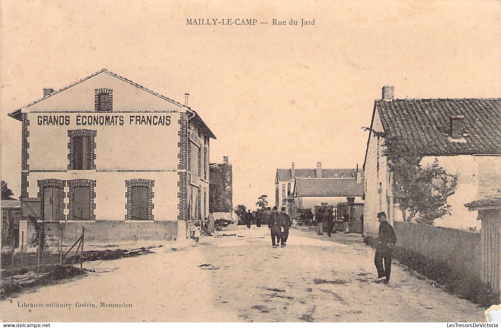 FRANCE - 10 - Camp De Mailly - Rue Du Jard - Militaria - Carte Postale Ancienne - Mailly-le-Camp