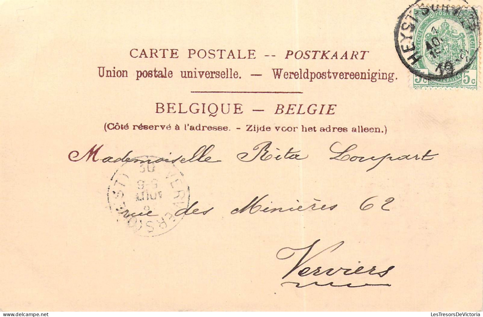 BELGIQUE - HEYST - Le Marché - Ed Jules Nahrath - Carte Postale Ancienne - Heist