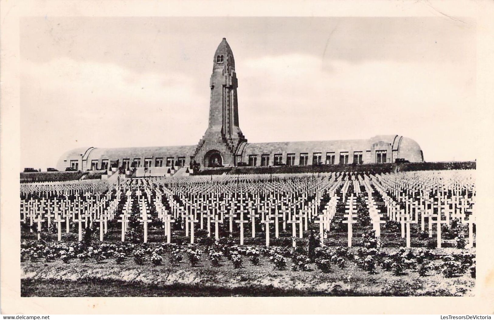 FRANCE - 55 - Champs De Bataille De Verdun - Ossuaire Et Cimetière De Douaumont - Carte Postale Ancienne - Verdun