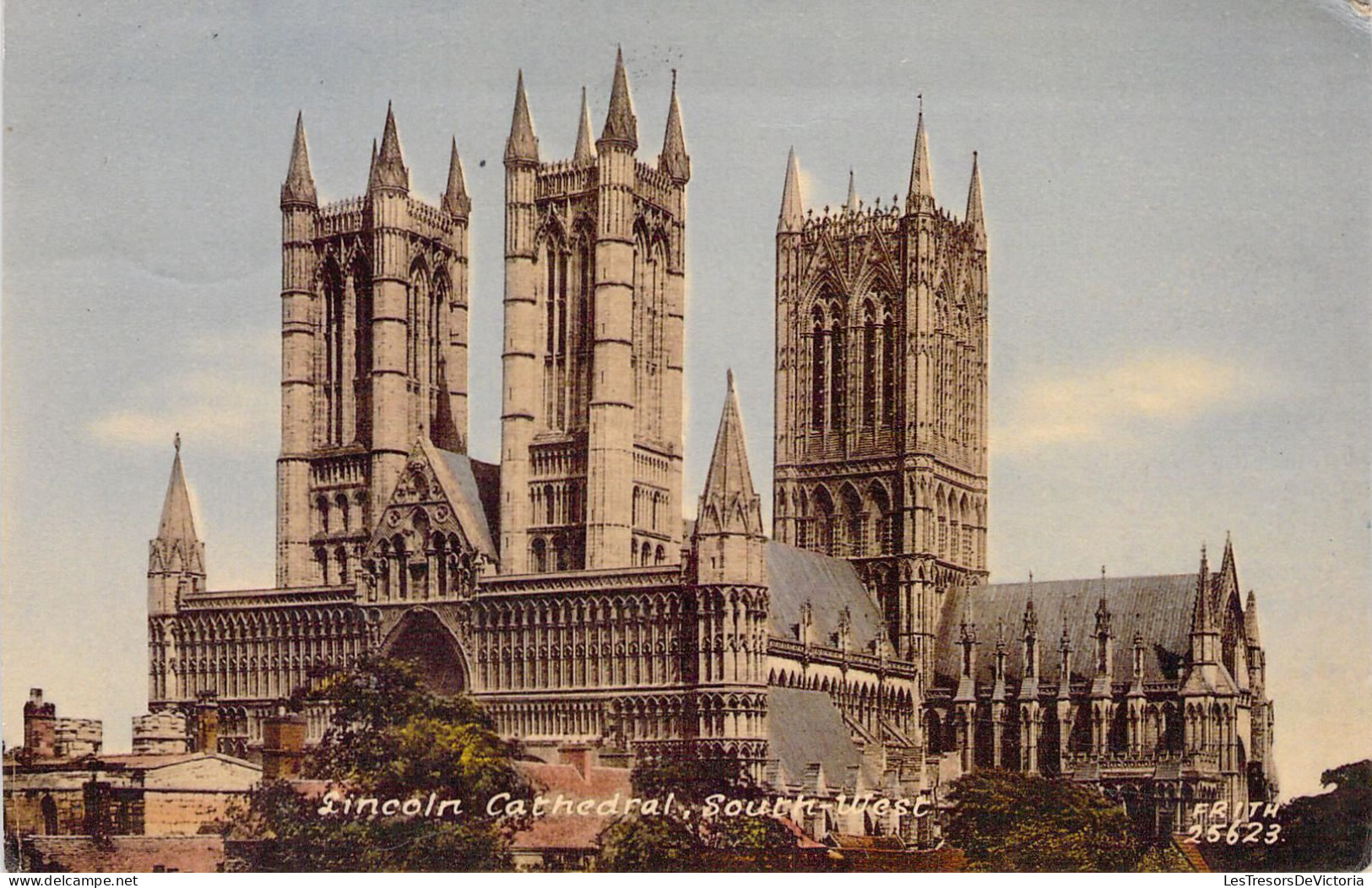 ANGLETERRE - LINCOLN Cathedral - South West - Carte Postale Ancienne - Sonstige & Ohne Zuordnung