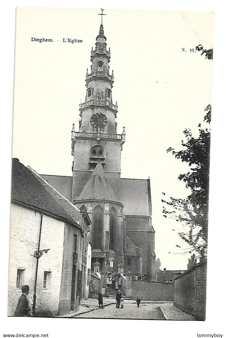 CPA Dieghem - L'eglise - Diegem