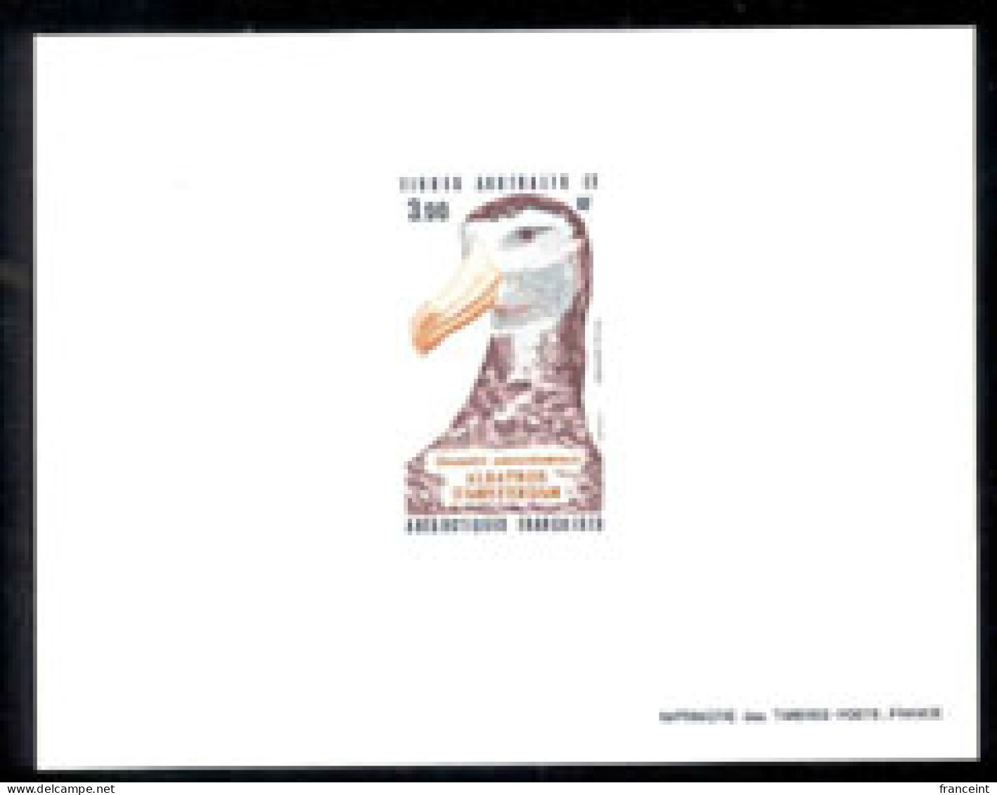 F.S.A.T.(1985) Amsterdam Albatross. Deluxe Sheet, Scott No C86, Yvert No PA87. - Ongetande, Proeven & Plaatfouten