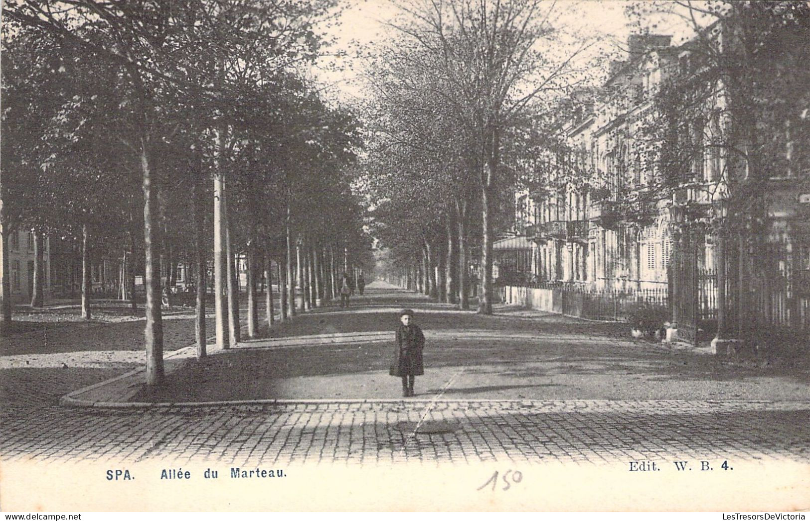 BELGIQUE - SPA - Allée Du Marteau - Carte Postale Ancienne - Spa