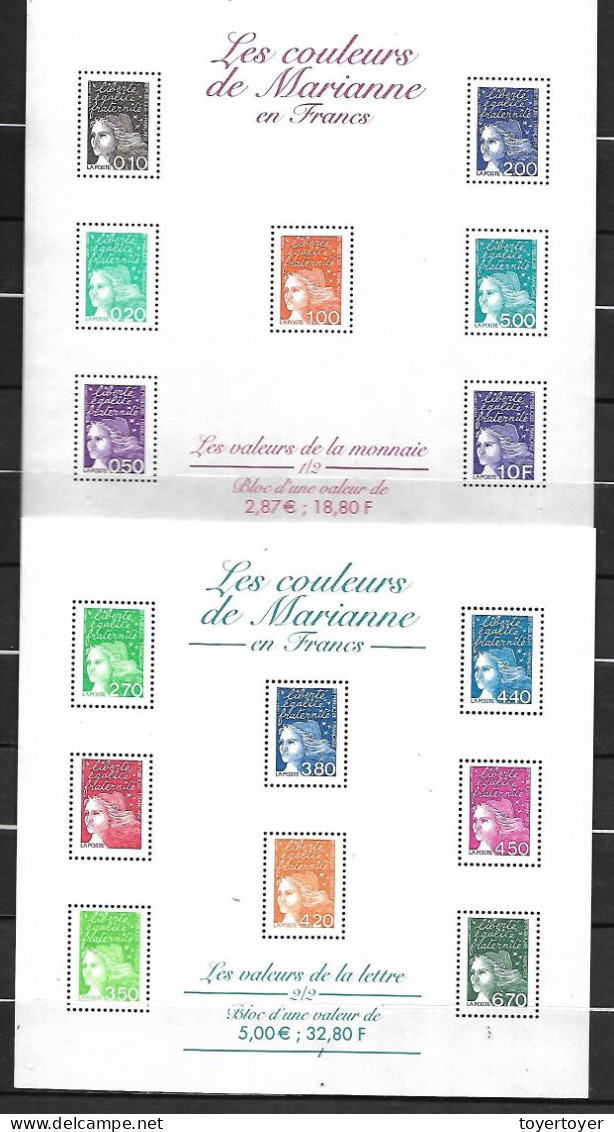 A18  France Lot De Timbres De 2001 N++ - 2020-…