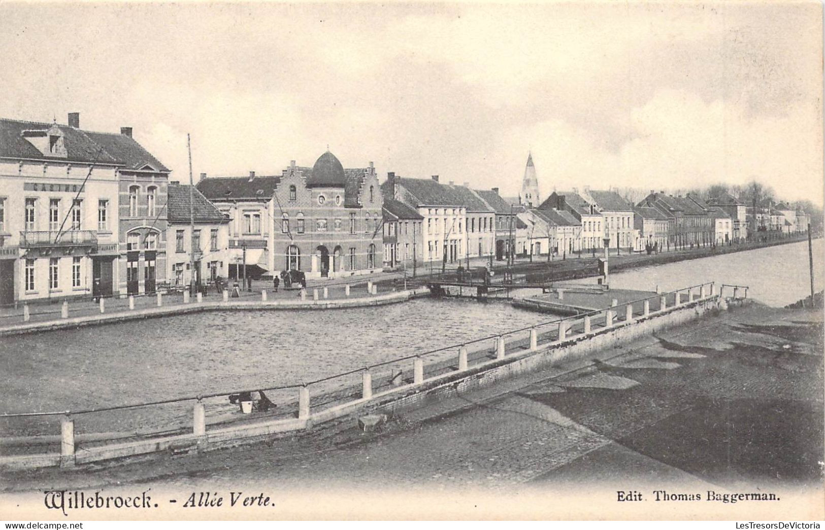 BELGIQUE - WILLEBROECK - Allée Verte - Edit Thomas Baggerman - Carte Postale Ancienne - Willebrök