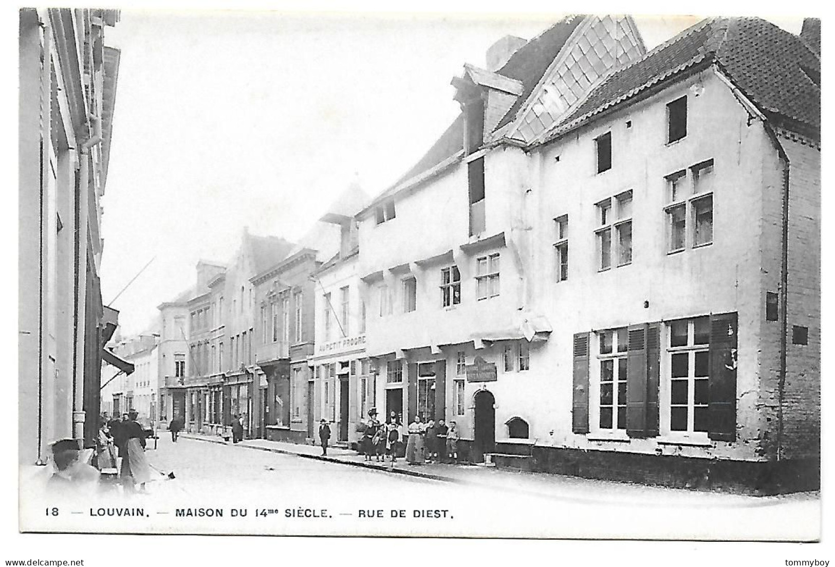 CPA Louvain, Maison Du 14me Siècle - Rue De Diest - Leuven