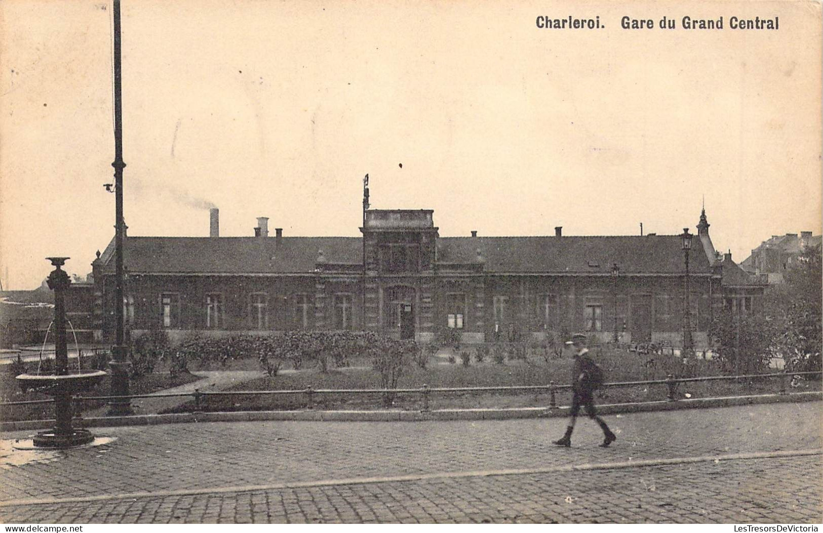 BELGIQUE - CHARLEROI - Gare Du Grand Central - Carte Postale Ancienne - Charleroi