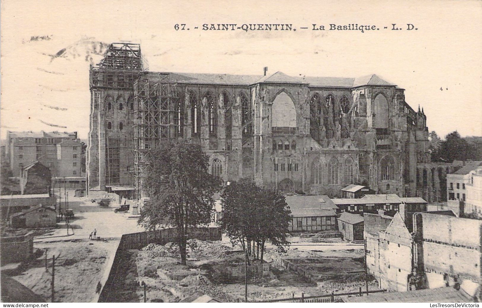 FRANCE - 02 - SAINT QUENTIN - La Basilique - Carte Postale Ancienne - Saint Quentin