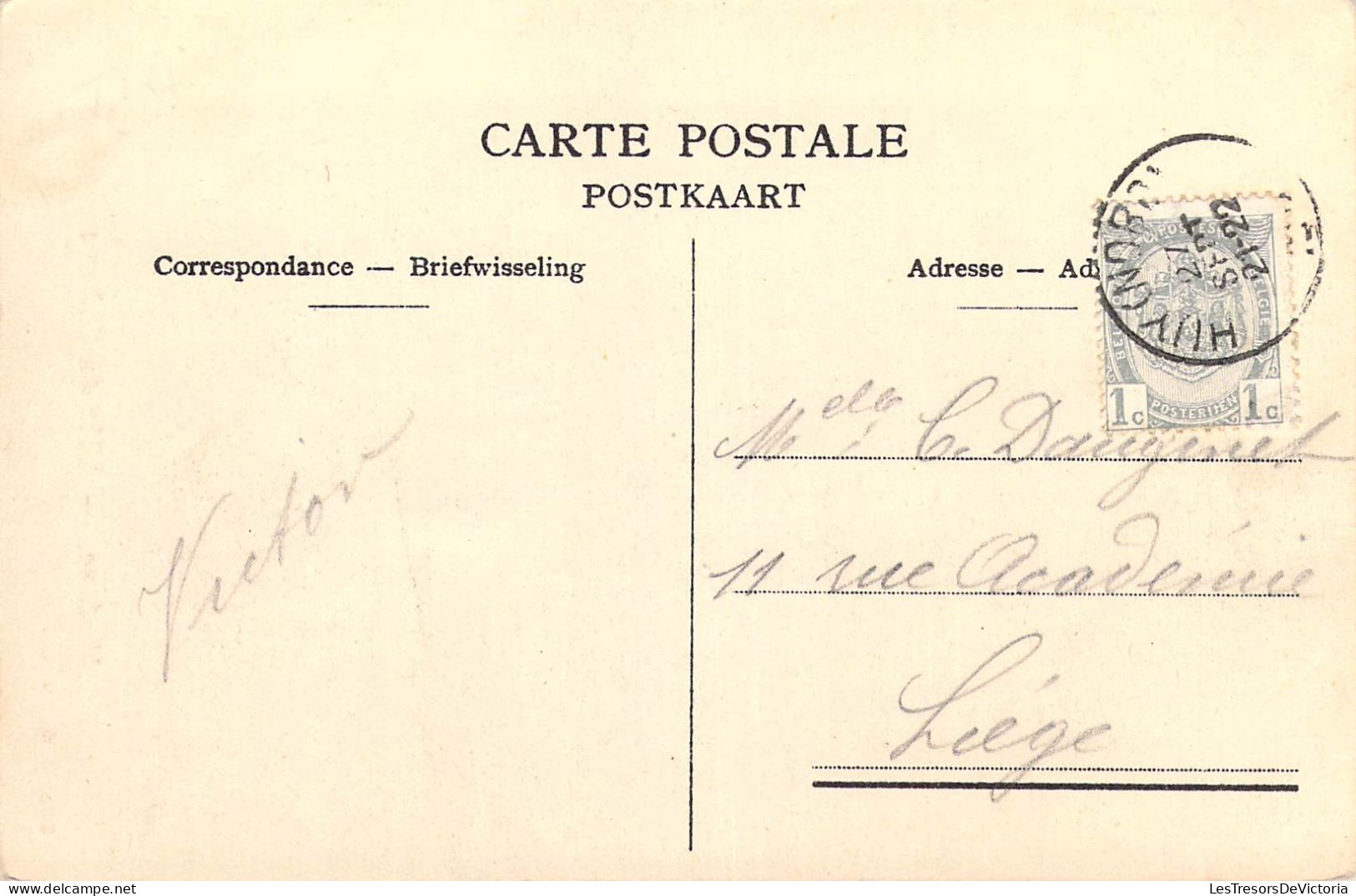 BELGIQUE - MODAVE - Allée Du Château - Carte Postale Ancienne - Modave