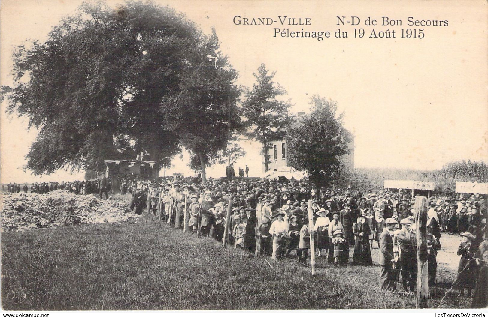 FRANCE - 21 - GRANDVILLE - ND De Bon Secours - Pélerinage Du 19 Août 1915 - Carte Postale Ancienne - Sonstige & Ohne Zuordnung