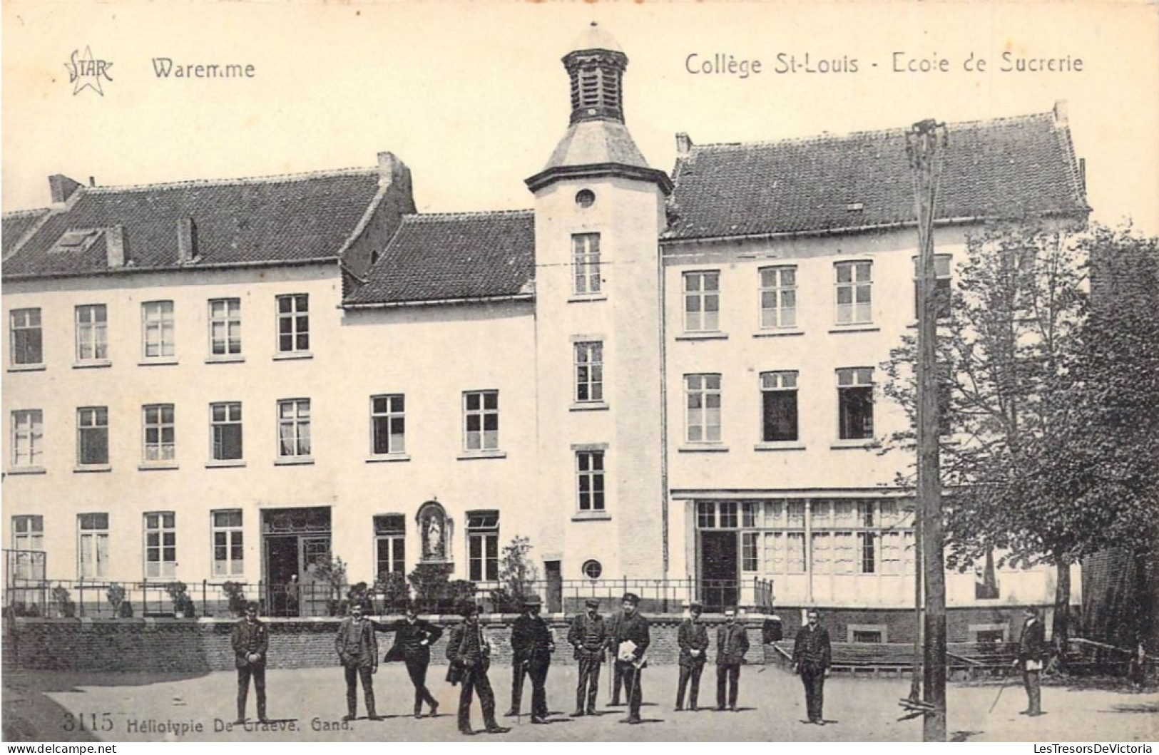 BELGIQUE - WAREMME - Collège St Louis - Ecole De Sucrerie - Carte Postale Ancienne - Borgworm