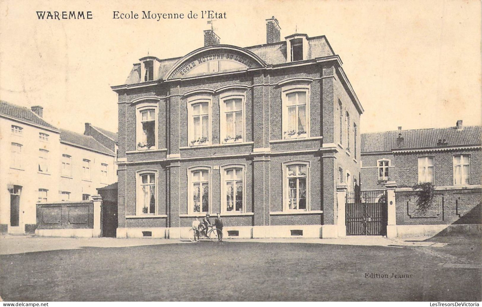 BELGIQUE - WAREMME - Ecole Moyenne De L'Etat - Carte Postale Ancienne - Waremme