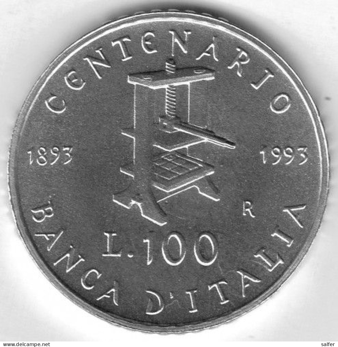 REPUBBLICA  1993  BANCA D'ITALIA  TRITTICO  Lire 100+200+500 AG - Herdenking