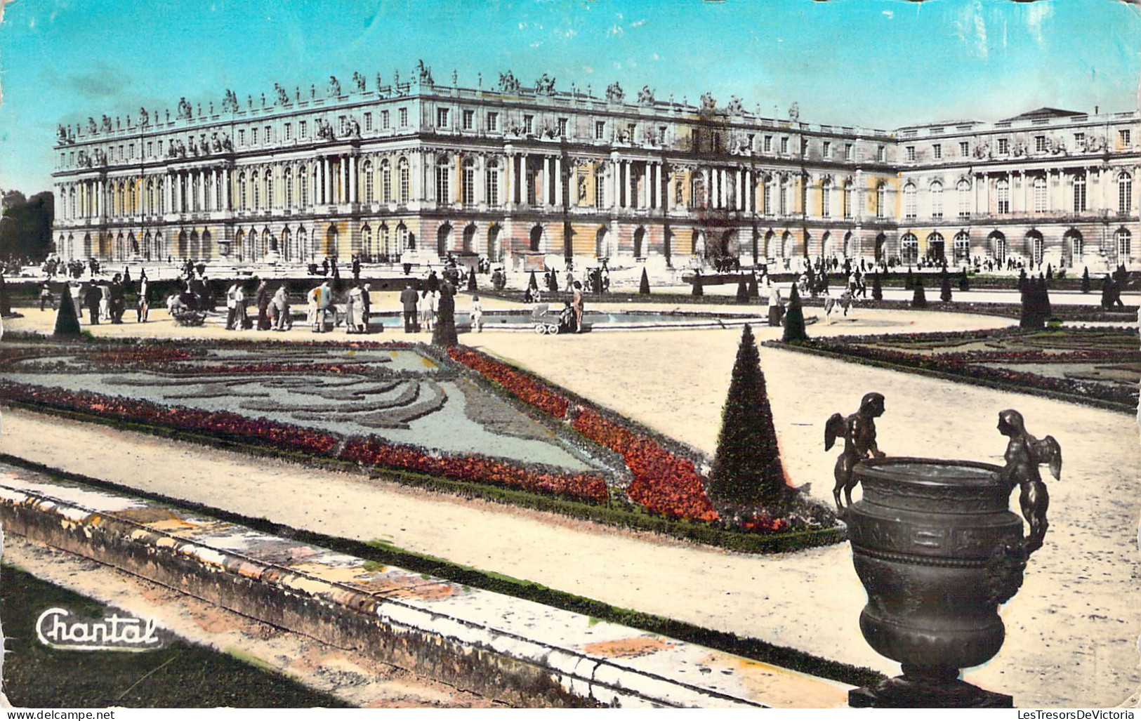 FRANCE - 78 - VERSAILLES - Façade Et Jardins - Carte Postale - Versailles (Schloß)