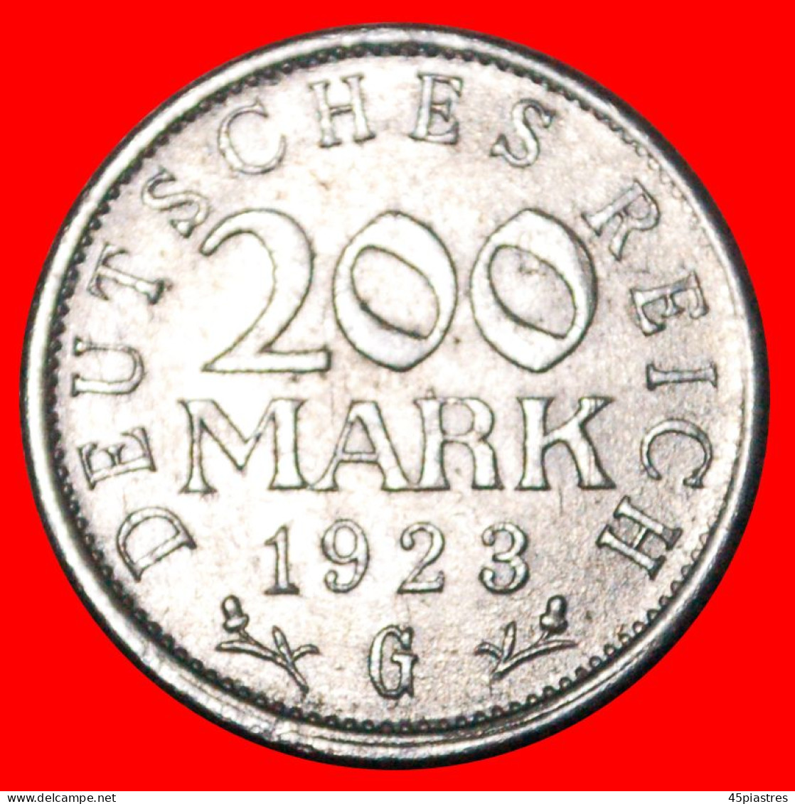 * INFLATION: GERMANY WEIMAR REPUBLIC  200 MARK 1923G! · LOW START! · NO RESERVE!!! - 200 & 500 Mark